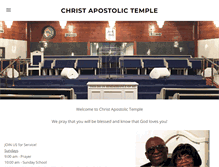 Tablet Screenshot of christapostolictemple.org
